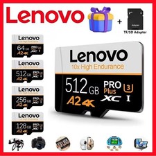 LENOVO 1TB 512GB 256GB 128GB Micro TF SD Card High Speed Class Flash Memory* picture