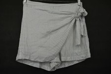 NSR Womens Sidney Tie Waist Shorts Concealed Size Zip Tie Waist Detail Size M picture