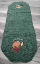 VTG Embroidered Table Runner Fall Harvest Fall/Thanksgiving 36 x 13 In picture