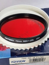 Tiffen 72mm Dark Red 1 # 25 Color Conversion Glass Lens Filter 72 mm E-72 E72 picture