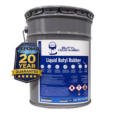 Best Epdm Roof Sealant coating 5 Gal Black– Waterproof, UV Resistant Cov-50Sq picture