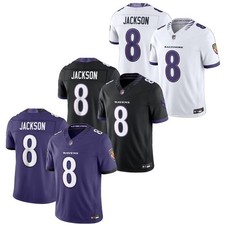 Men's Ravens #8 Lamar Jackson Alternate Vapor Stitched Limited Jersey picture