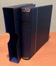 Australia 1970-1990 Schaubek Hingeless Stamp Album & Slipcase ZAYIX picture
