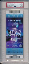 Nick Foles Signed/Inscr 2018 Super Bowl 52 LII FULL Ticket PSA/DNA AUTO 9 190094 picture