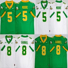 New Mens Dante Moore / Dillon Gabriel  Oregon Ducks All Stitched Jersey picture