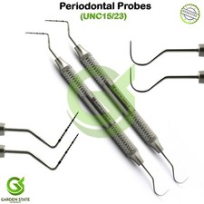 2 Pcs Periodontal Explorer 23  Probe / UNC 15 University North Carolina picture