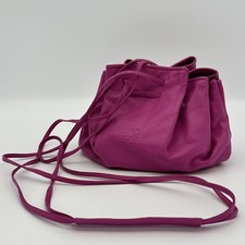 Loewe Lambskin Drawstring Bucket Bag Flamenco Shoulder Crossbody Bag picture