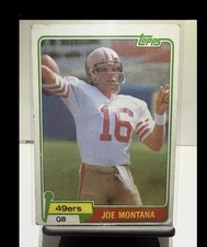 1981 Topps - Joe Montana Rookie Card #216 San Francisco 49ers picture