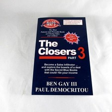The Closers Part 3 Book Become a Sales Infiltrator Ben Gay III Paul Democrotou picture