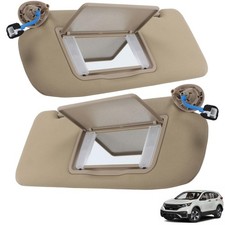 2PCS Beige Sun Visor with Lamp and Mirror for CRV 2017-2022 LH RH picture