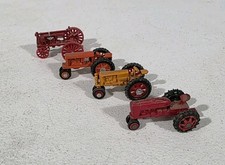 VTG ERTL 1/64 Diecast Farm Tractor Lot of 4 International Farm Toy Tractors picture