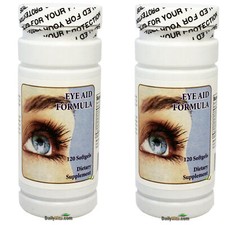 2 x Eye Aid Formula with Lutein Zinc Vitamin A B C 120 Softgels picture
