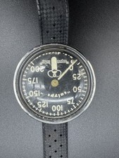 Vintage U.S. Divers Aqua Lung Calypso Wrist Depth Gauge 200ft Tropic Strap Scuba picture