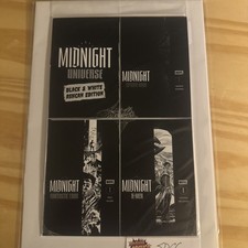 SDCC 2026 Marvel Midnight Universe B&W Ashcan  Sealed No Barcode Mint  picture