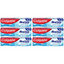 Colgate Max Clean SmartFoam Toothpaste Effervescent Mint 6 oz (6 Pack) picture