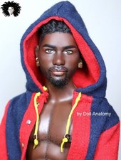 1/6 CUSTOM OOAK BARBIE KEN DOLL REPAINT ART AA ANATOMICALLY CORRECT HOMMES picture