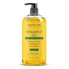 MAJESTIC PURE Vitamin E Oil | 100% Pure and Natural Cold Pressed Vitamin E Oil f picture