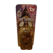 McDonalds TY Beanie Baby with RARE ERRORS 1993 OAKBROOK Brittania The Bear NEW picture