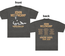 John Mellencamp Dancing Words Tour 2026 reprint T-Shirt picture