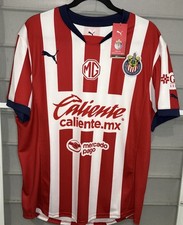 PUMA MEN'S CHIVAS GUADALAJARA HOME STADIUM SOCCER JERSEY 24/25 Size (L) NWT picture
