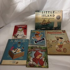 Lot Of 6 Vintage Children’s Books From 1940-1970 Good Condition picture