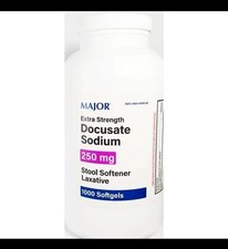 Major Extra Strength Docusate Sodium 250 mg - 1000 Softgels (Colace) picture