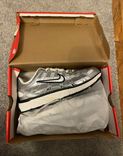 Nike P-6000 Metallic Silver/Sail/Black Low Top Mesh Sneakers CN0149-001 picture