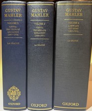 Gustav Mahler - Henri-Louis de La Grange Three Volume Biography Set in Hardcover picture