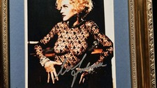 MADONNA Signed PHOTO Pro Framed And Matted taken By  ALAN LIGHT SEPT 1990 picture