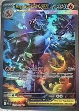 Mega Charizard X Ex 125/094 Phantasmal Flames Holo SIR ENG EX picture