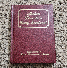 Abraham Lincoln Abraham Lincoln's Daily Devotional Special Ed Hardcover 1965 picture