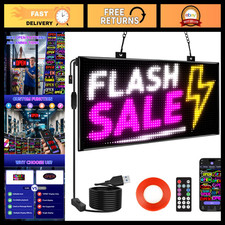 Colorful Dual Row Programmable LED Sign 13