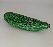a Rare Staffordshire Pottery Cucumber Flask Bottle c1780-1810 Antique Novelty  picture