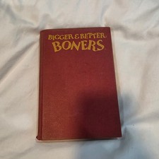 Viking Press Bigger & Better Boners Book Red Good Vintage 1952 Hardcover Humor picture