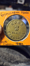 KORN Comasagua 2 Reals (2 Reales) Brass-Colored Trade Token / Extremely Fine picture