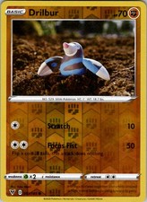 Drilbur Reverse Holo Common SWSH04: Vivid Voltage 091/185 NM picture