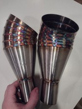 3x5 Exhaust Tips (Pie Cut) Set Of 2 picture
