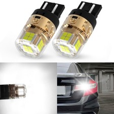 Lasfit 7443 7444 7440 LED Backup Reverse Light Bulb Bright 6000K White L2 Series picture
