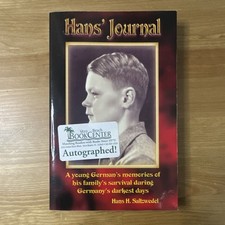 Hans' Journal by Hans H. Saltzwedel Paperback English WWII Germany Memoir Signed picture