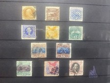 US 1869 Pictorial Stamps G Grills Complete Set 112-122 picture