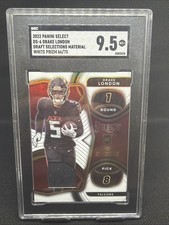 2022 Select Football Drake London Draft Selections Patch White /75 DS-6 picture
