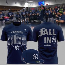 Hot Sale New York Yankees Fall In 2026 Postseason T-Shirt picture