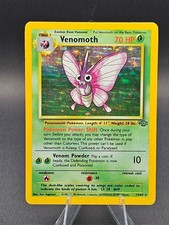 Pokémon TCG Vintage 1999 Venomoth Holo-Rare Jungle Set #13/64 HP picture