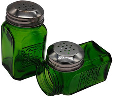 Kerixi Vintage Salt and Pepper Shakers (Green, Medium) picture
