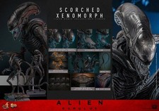 Hot Toys MMS784 Alien Romulus 1/6 Scale Scorched Xenomorph Action Figure Toy picture