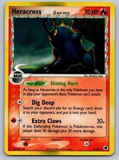 Heracross 3/101 Holo Rare Dragon Frontiers Pokemon Near Mint picture