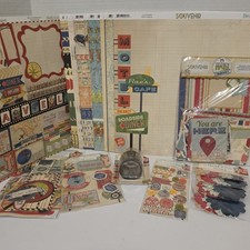 Bo Bunny SOUVENIR 12x12 Scrapbook Paper, Stickers & Embellishments picture