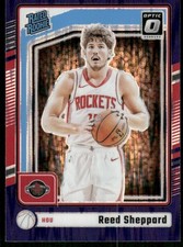 2024-25 Donruss Optic #255 Reed Sheppard Purple Shock Rated Rookie picture