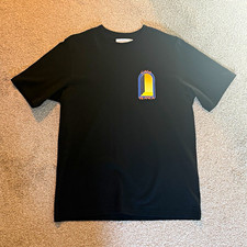 Casablanca Tennis Club Men's Black Graphic Crew T-Shirt Size Medium picture