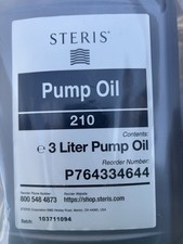 STERIS P764334644 ROTARY VANE VACUUM 3 LITER PUMP OIL REPLACEMENT OEM P764334644 picture